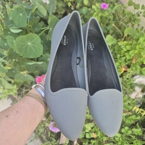 Crocs Women's Gray Flats